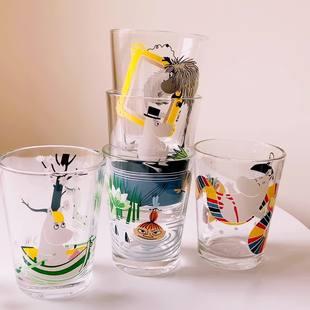 芬兰Arabia玻璃杯 水杯 意大利产 姆明moomin果汁杯220ml |百里居 商品图6