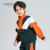 METTE童装男童偏厚加绒卫衣2020冬季中大童时尚撞色立领套头上衣 商品缩略图0