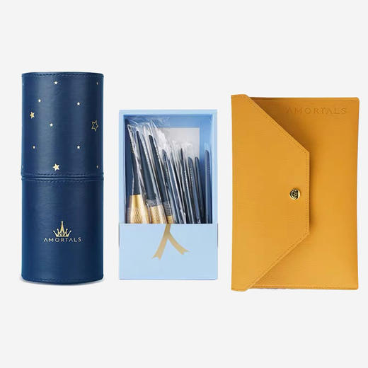 AMORTALS尔木萄 星动化妆刷全套12支（送包+桶） 商品图11