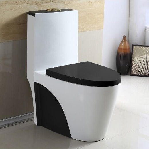 SQ：0373 8D大管道马桶 -黑边 商品图2