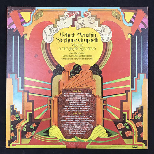 LP黑胶唱片 三十年代的音乐《嫉妒》 收录盖德、克恩、罗杰斯等作曲家作品 小提琴：耶胡迪·梅纽因 钢琴：史提芬·格拉佩利 商品图1