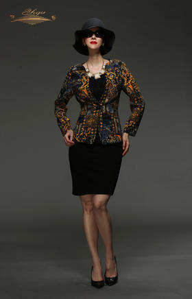 【断码】M/MC/LD/XL/XXXL码•YIQU |“心声”西装上衣（时尚几何）P