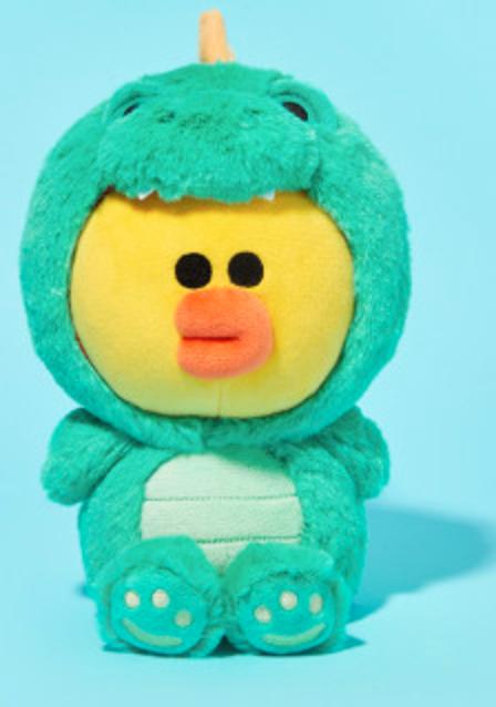 韩国 Line Friends可爱 公仔 Dino莎莉娃娃（19cm）JPY带授权招加盟代理 商品图0