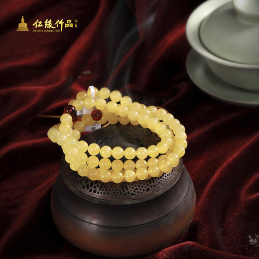 上新-蜜蜡108颗手串 商品图0