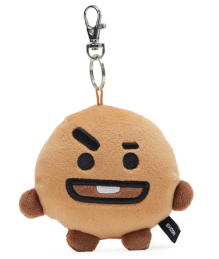 韩国 Line Friends可爱 公仔 BT21 SHOOKY镜后吊饰娃娃JPY带授权招加盟代理