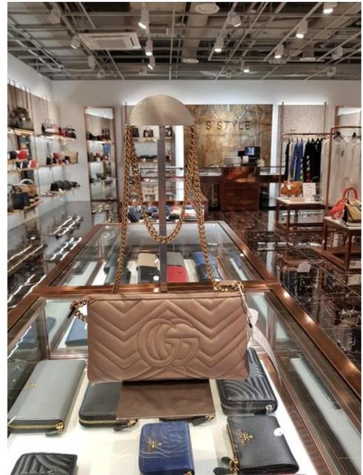 奥莱Gucci Marmont Matlasse迷你链条包443447 DRW1T 5729JPY带授权招加盟代理 商品图2