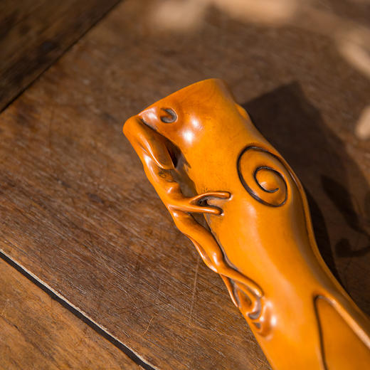 清代  黄杨木雕树形花插 商品图4