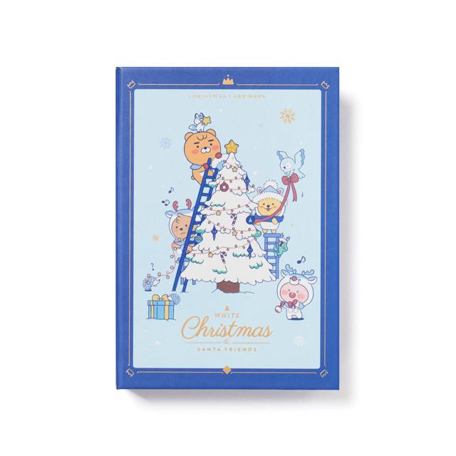 韩国 Kakao Friends 圣诞卡片册套40p 贺卡 明信片 日韩卡通JPY带授权招加盟代理