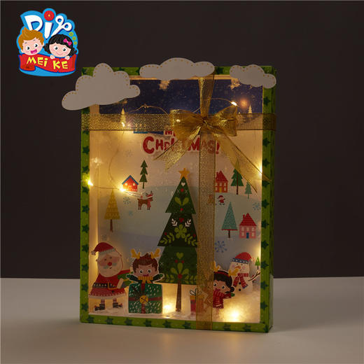 圣诞节手工diy小礼物幼儿园创意圣诞礼物盒儿童材料包装饰圣诞树 商品图4