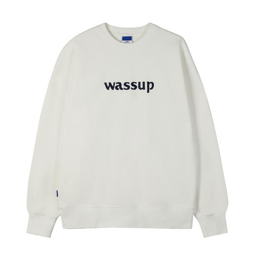 WASSUP基础刺绣圆领卫衣 商品图1