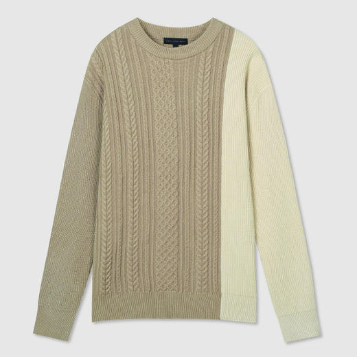 SPAO Eland （混色电缆毛衣_SPKWA4TM12）长袖 流行 套头 加厚JPY带授权招加盟代理 商品图2