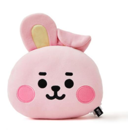 韩国 可爱Line Friends BT21 COOKY婴儿平脸垫JPY带授权招加盟代理 商品图0