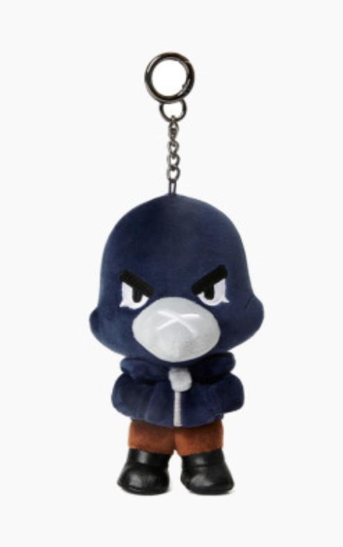 韩国linefriends可爱公仔斗殴星空乌鸦吊饰娃娃15厘米