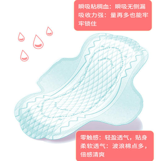 KJ 花王乐而雅卫生巾 日本进口棉柔亲肤轻薄透气 20.5cm*24片 单包装 商品图4