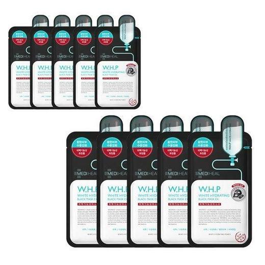 美迪惠尔Mediheal WHP保湿竹炭黑面膜EX（5片起）Olive YoungJPY带授权招加盟代理 商品图1