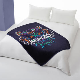 KRT-015S 炫彩虎头毯（蓝)