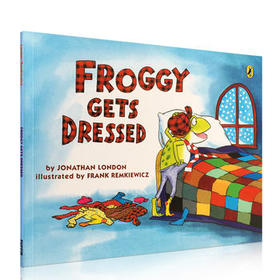 【送音频】【送拓展】【吴敏兰书单】Froggy Gets Dressed 小青蛙穿衣服  经典平装绘本  教会孩子自己穿衣服