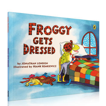 【送音频】【送拓展】【吴敏兰书单】Froggy Gets Dressed 小青蛙穿衣服  经典平装绘本  教会孩子自己穿衣服 商品图0