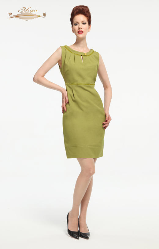 【断码】S/XL码•YIQU |“倾心法兰西”背心裙 商品图0