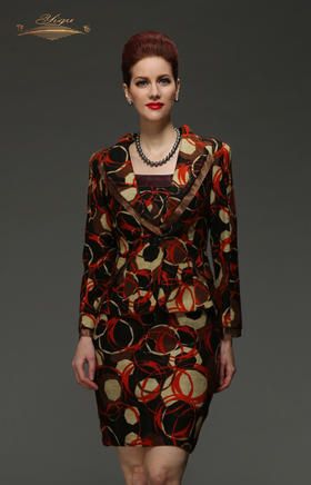 YIQU |“幽韵”西装上衣（温暖桔·含8%羊毛）