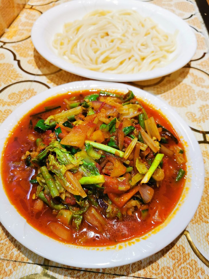 2020双11托克逊四号拌面家常拌面1份午餐使用