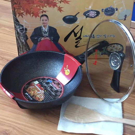 【新原装麦饭石不粘锅】食品级健康材质，坚固耐用、轻盈方便-MFSG 商品图4