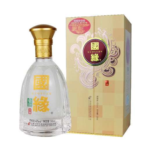 今世缘42度国缘对开 双开白酒500ml单瓶装宴会送礼酒一箱6瓶 商品图1