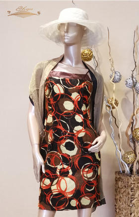 【特惠】YIQU |“夜曲梦”吊带裙（温暖桔·含8%羊毛）