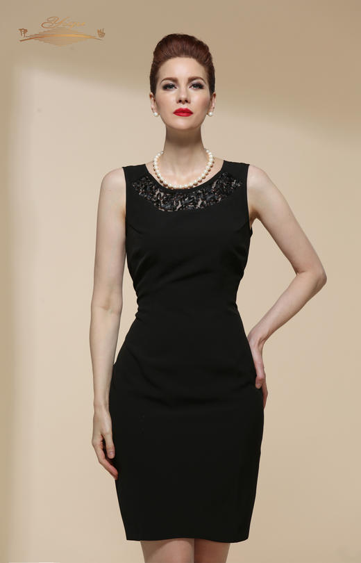 【特惠】YIQU |“天性美丽”背心裙（简约黑）P 商品图0