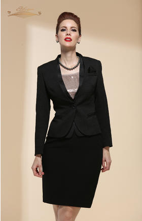 【特惠】YIQU |“追随”西装上衣（立体黑）