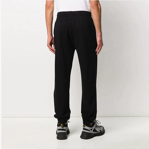 【一】BURBERRY 巴宝莉 男士棉质TB专属标识图案印花抽绳休闲运动裤 黑色 8024607 A1189 商品图2