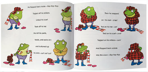 【送音频】【送拓展】【吴敏兰书单】Froggy Gets Dressed 小青蛙穿衣服  经典平装绘本  教会孩子自己穿衣服 商品图2
