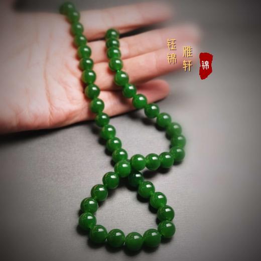 和田玉 碧玉珠串 商品图5