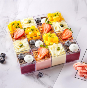 【16】杯缤纷世界-鲜果慕斯杯子蛋糕（下午茶款，无蜡烛生日帽）