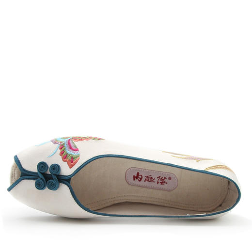 内联升女鞋手工单鞋皮底如懿传百合蝶恋（意欢）凉鞋RY7236 商品图5