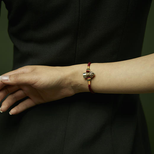 醍醐x弗影 藏式印章手绳 手链 红黑2款可选 商品图1