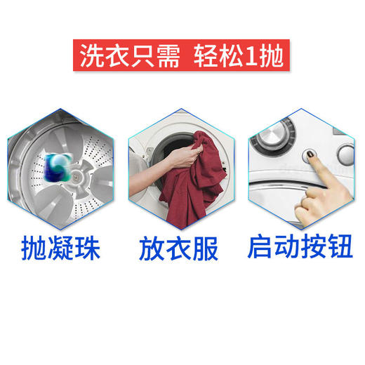 KJ 日本原装进口宝洁洗衣凝珠洗衣球含柔顺剂魔力高效去污洗衣液17粒 商品图3