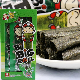 KJ 泰国进口小零食 老板仔海苔卷27g 海苔经典香脆紫菜卷儿童小零食