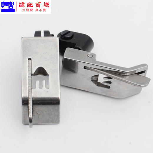绷缝机止口压脚 坎车5.6针位带刀压脚三针五线 0.1 / 0.2 左右挡边压脚 商品图5