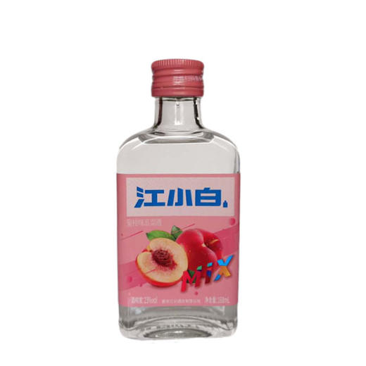 江小白 23度水蜜桃味高粱酒 168ml*1瓶