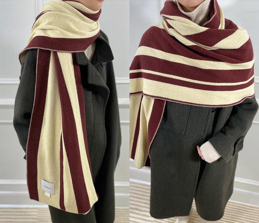 HIDEMI 羊驼毛大口袋简约设计感小立领大衣 商品图14