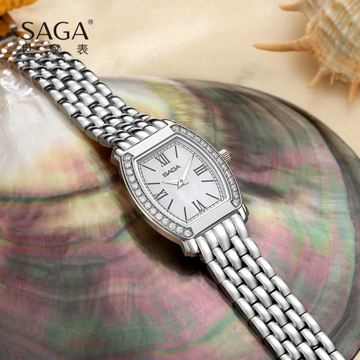 saga世家女士手表经典简约气质女表