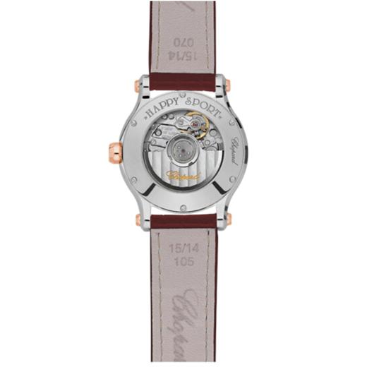 萧邦 Chopard HAPPY SPORT系列女表 自动上链机械女表 红色表带 278573-6013 商品图1