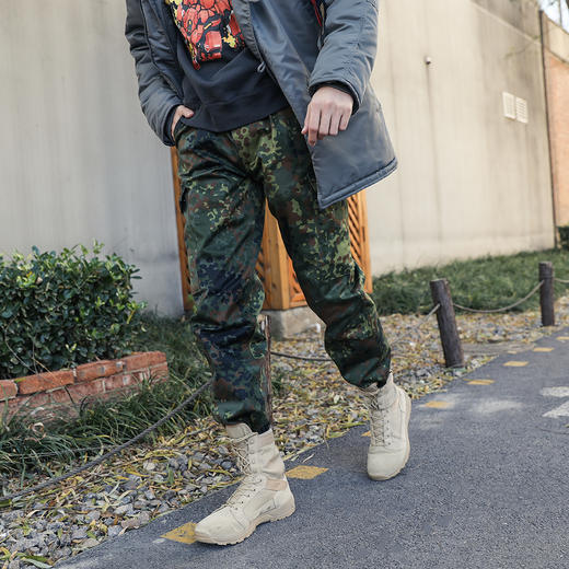 德国现役配发版19新款德斑迷彩战术工装多袋长裤
