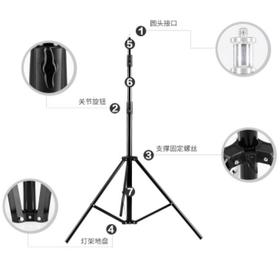 2.8米高度 影室闪光灯灯架 外拍灯灯架三脚架 三角架摄影器材