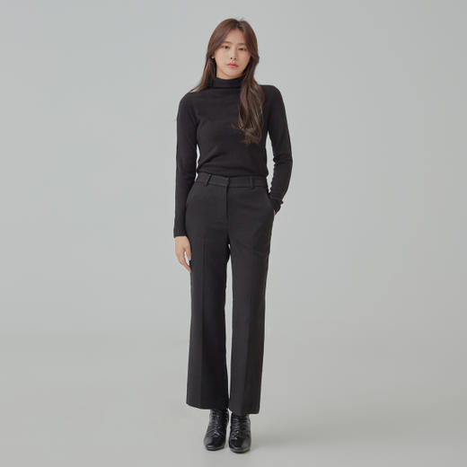 韩国MIXXO简约百搭高领基础款毛衣纯色JPY带授权招加盟代理 商品图3