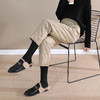 PDD-SEM201130新款时尚气质高腰加厚保暖直筒轻薄羽绒裤TZF 商品缩略图4