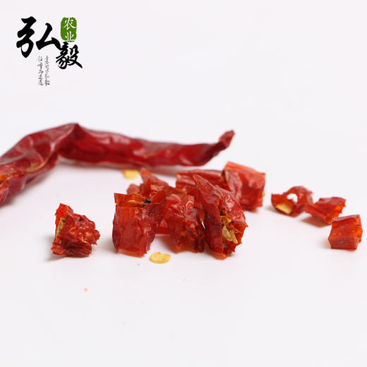 【弘毅六不用生态农场】六不用 顺季节露地种植 干辣椒 250克/份 商品图1