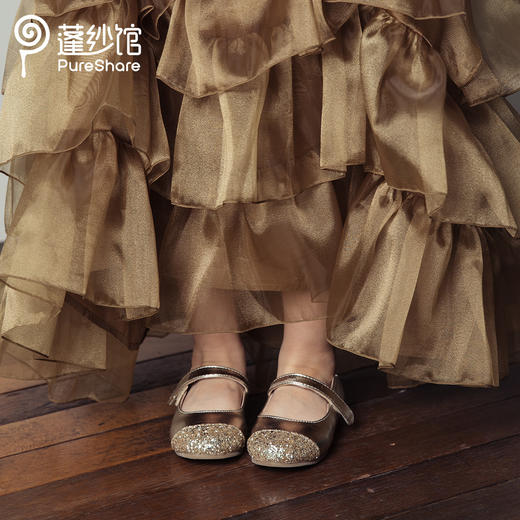 非质量问题不退换哦~pureshare 女童公主鞋新款亮片软底可爱软底宝宝儿童单鞋-水晶软底公主鞋 商品图4