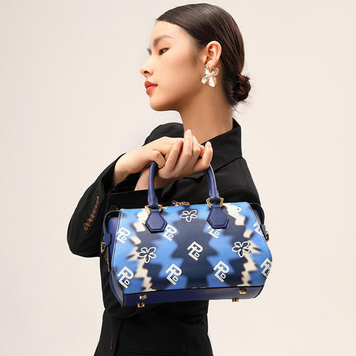 保兰德PLD 原创设计渐变色波士顿手提包斜挎包 商品图7